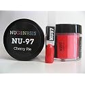 NuGenesis Nail Dipping Powder Color 1.5oz/43g Jar - (NU97 CHERRY PIE) Beauty & Personal Care Nugenesis