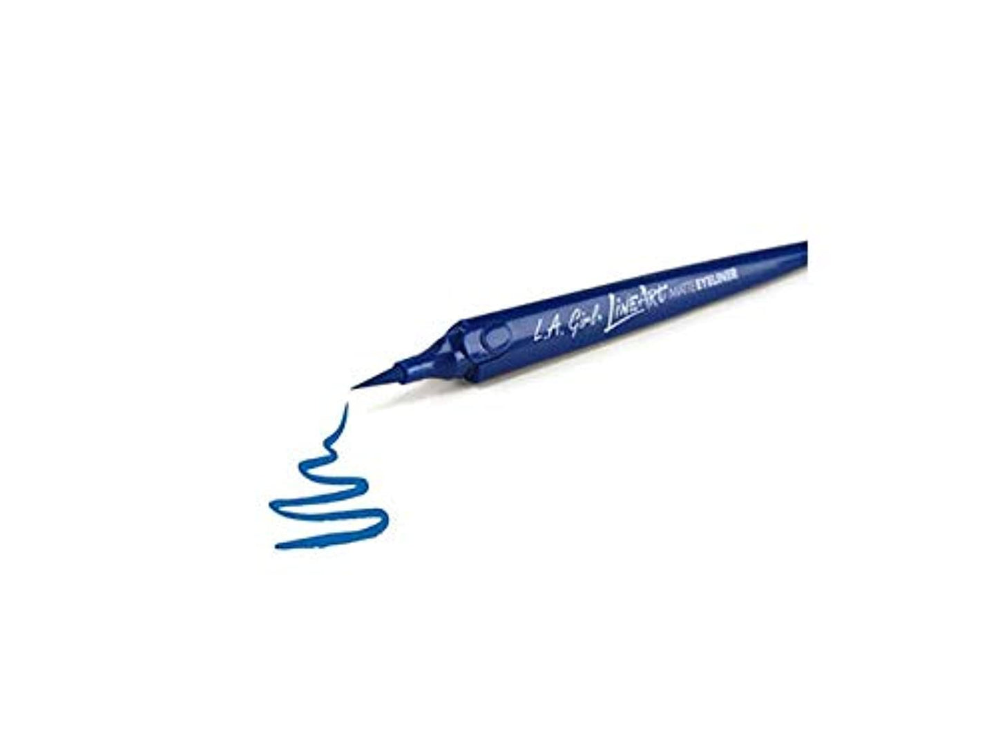 L.A. Girl Line Art Matte Eyeliner, Cobalt GLE714