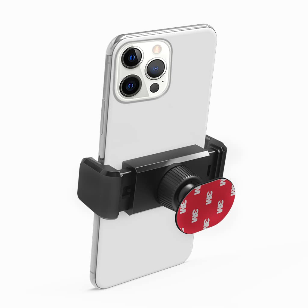 Mighty Mount Simpl Grip Dashboard Phone Holder - One Touch Quick-Grip Mount Compatible with iPhone 12-17 & iPhone Air & Smartphone, Black