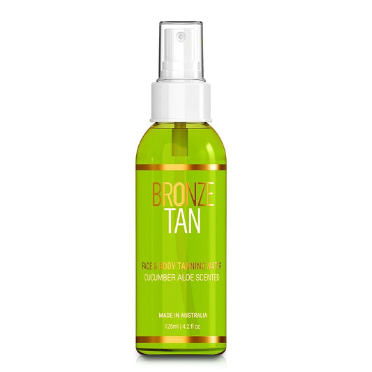 Bronze Tan Self Tanning Water Spray For Face | Hydrating Self Tan Water for a Natural Sunless Tan | Self Tanner Ideal for All Skin Types | Buildable