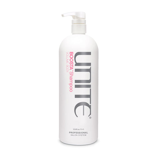 UNITE Hair - BOOSTA Shampoo - Volumizing, Sulfate-Free Shampoo for Fine, Limp Hair - Adds Volume, Body & Shine, Safe for Extensions, Vegan