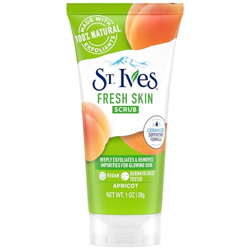 St. Ives Apricot Scrub Exfoliant, Travel-Size - Fresh Skin Exfoliating Apricot Facial Scrub, 1 Oz Beauty and Personal Care St. Ives Default Title