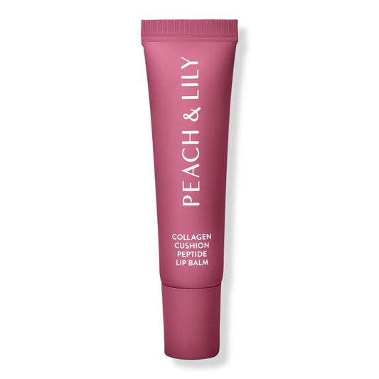 Peach & Lily Collagen Cushion Peptide Sugar Plum Lip Balm Beauty & Personal Care Peach & Lily