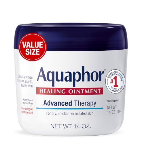 Aquaphor Healing Ointment, Advanced Therapy Skin Protectant, Multi-Purpose Healing Ointment and Body Moisturizer, For Dry, Cracked Skin, Minor Cuts Beauty & Personal Care Aquaphor