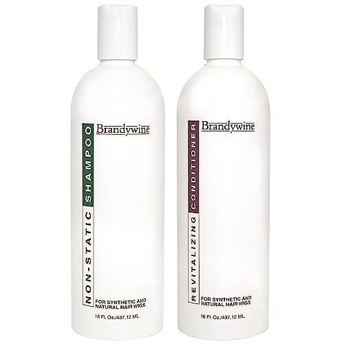 Non Static Shampoo & Revitalizing Conditioner 16 Ounce, Value Pack Bundle 2 items