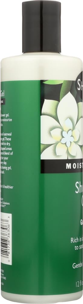 ShiKai All Natural Moisturizing Shower Gel, Gardenia, 12-Ounces (Pack of 3)