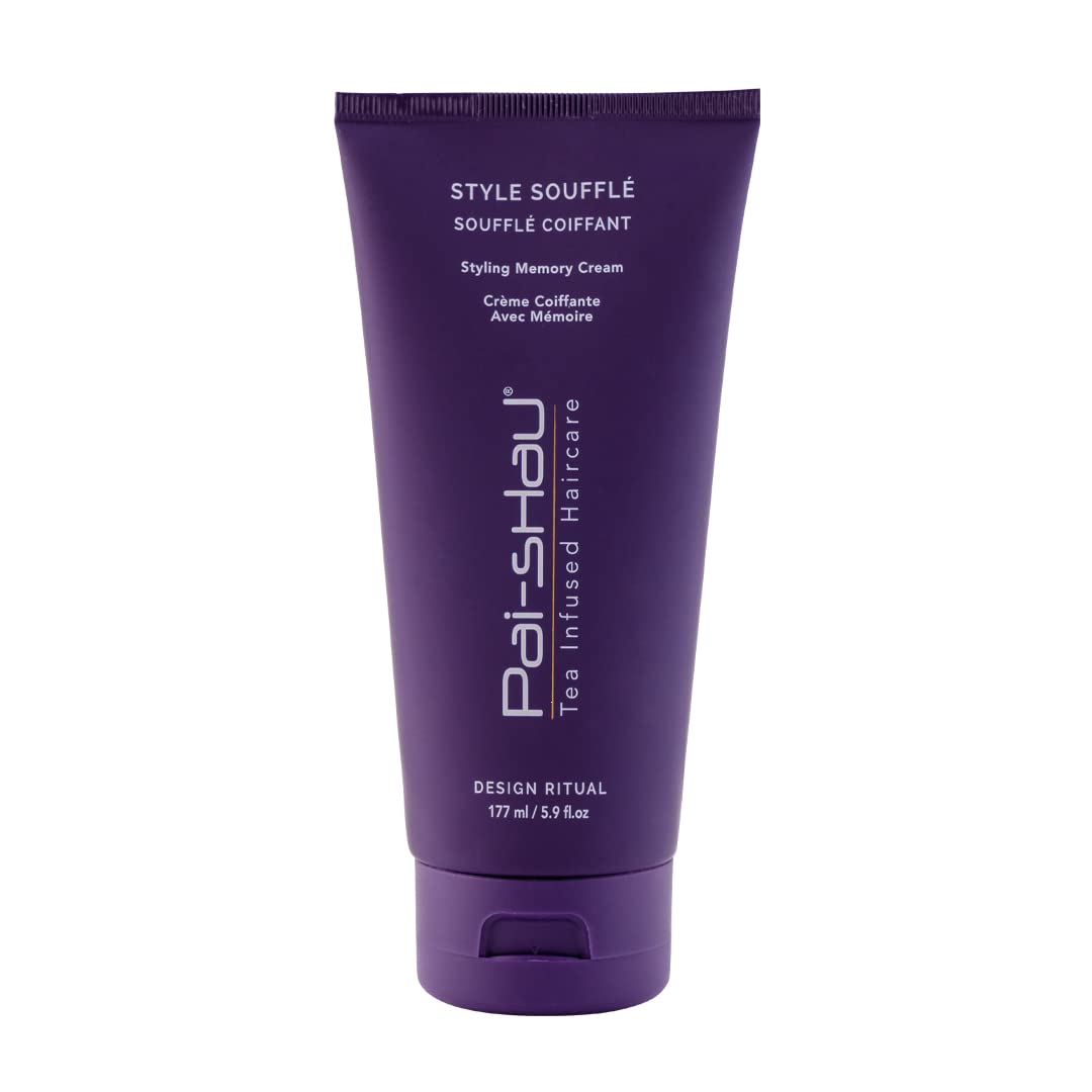 Pai-Shau - Style Soufflé, Medium Hold Styling Cream for Frizz Control, Soft Volume & Shine, Lightweight Styling for Damp or Dry Hair, Antioxidant Care