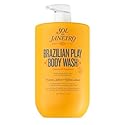 Sol de Janeiro Brazilian Play Moisturizing Shower Cream Gel Body Wash - 1L Jumbo Size with Pump