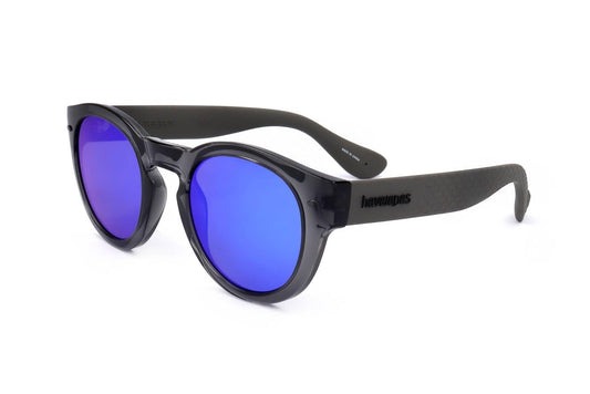 Havaianas Sunglasses Trancoso Round Sunglasses, Dark Grey, 49 mm