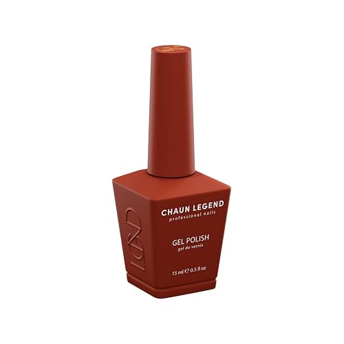 Chaun Legend Gel Nail Polish | Barely Squeezed LG5198 (brick red) | Soak Off UV LED Cure Gel Polish High Gloss 15ml Beauty & Personal Care Chaun Legend Professional Nails