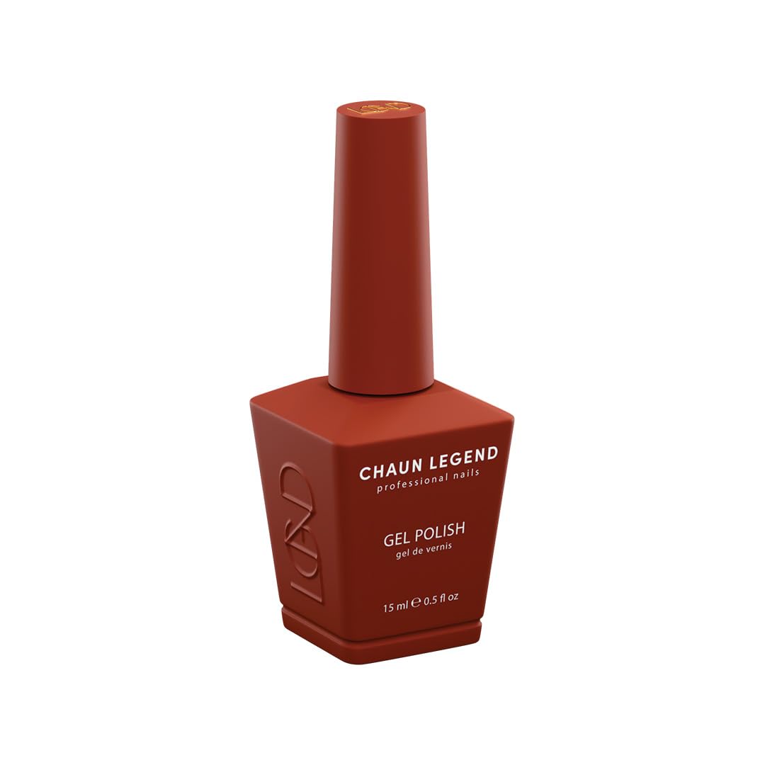 Chaun Legend Gel Nail Polish | Barely Squeezed LG5198 (brick red) | Soak Off UV LED Cure Gel Polish High Gloss 15ml Beauty & Personal Care Chaun Legend Professional Nails