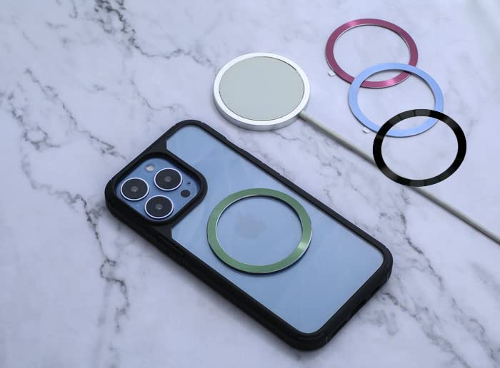 Metal Plate for Phone Magnet Cradle Wireless Charger Magnetic Replacement with Adhesive Car Phone Charging Bracket Disc Round Phone Magnet Sticker…