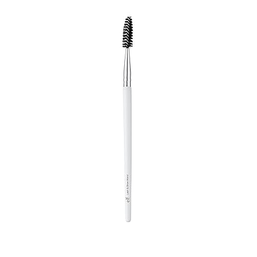 e.l.f. Eyelash & Brow Wand, Spoolie Brush To Define & Shape Lashes & Eyebrows, Creates Perfect Brows & Full, Lush Lashes, Vegan & Cruelty-Free