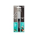 RED by KISS Quick Cover Root Touch Up Rescue (Black), Mascara Natural Water-Resistant Temporary Gray Concealer Cover Up Brush for Hair Mustache