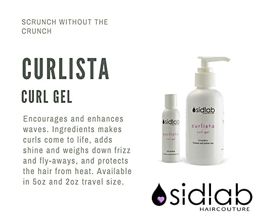 Curly Hair Gel for Women - Enhances Curls without being Crunchy - Curlista 5 Oz