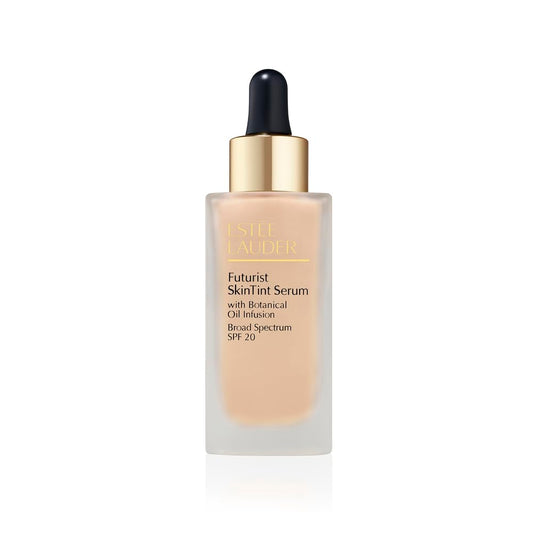 Estée Lauder Futurist Skin Tint Serum Foundation SPF 20 with Glycerin | Light Coverage, 1.0 Fl Oz, 0N1 Alabaster