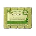 A La Maison Bar Soap Rsmry Mint Value 4 Ct Beauty & Personal Care A LA MAISON