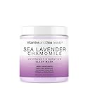 Vitamins and Sea Beauty Sea Lavender Chamomile Sleep Mask - Overnight Hydration Face Mask with Botanicals, Deep Moisturizing & Firming, 8.5 oz