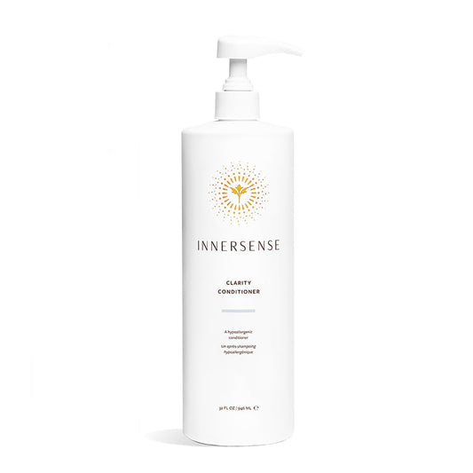 INNERSENSE Organic Beauty - Natural Clarity Hypoallergenic Conditioner | Non-Toxic, Cruelty-Free Haircare (32 fl oz | 946 ml) Packaging May Vary