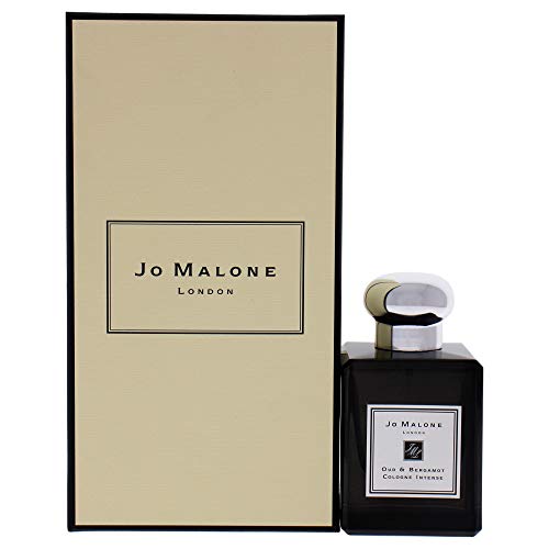Jo Malone Oud & Bergamot Cologne Intense for Women Eau De Cologne Spray 1.7 Ounces, Black