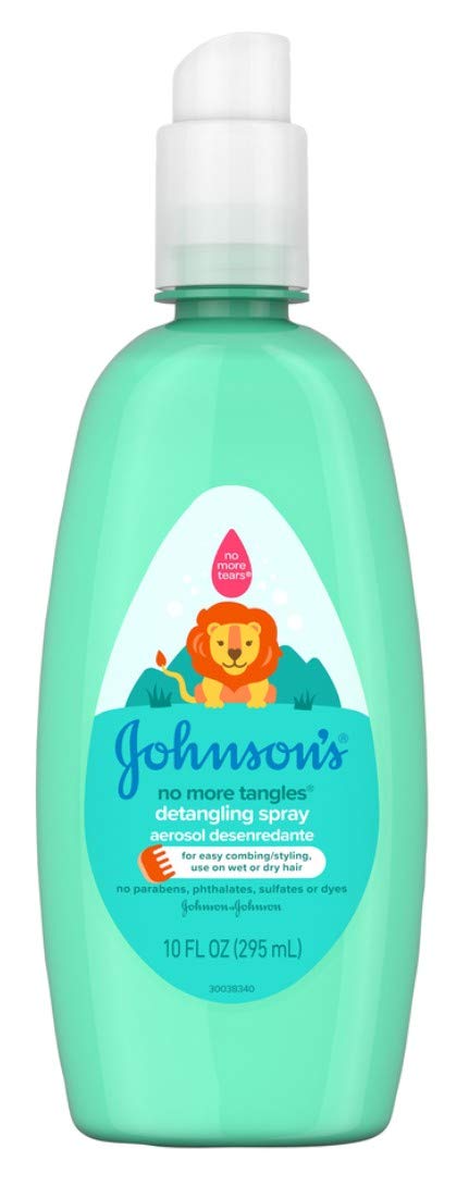 Johnsons Baby Detangling Spray 10 Ounce Pump (295ml) (6 Pack)