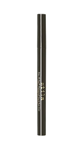 stila Waterproof Liquid Eye Liner, Stay All Day Makeup with Fine Brush Tip | Lasting Satin Finish, Smudge-Proof & Transfer-Resistant