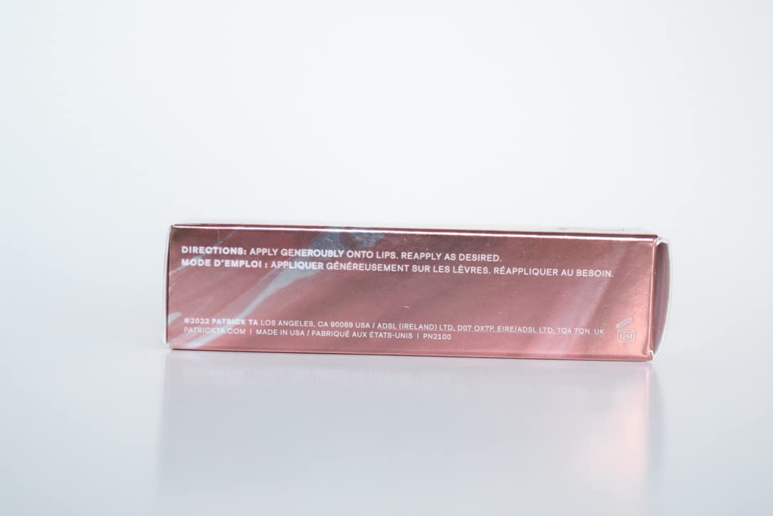 Patrick Ta Major Volume Plumping Lip Gloss - Looks Natural - Clear, 0.30 Fl Oz (Pack of 1)