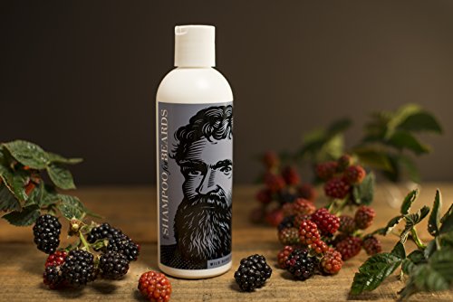 Ultra-Grooming Beard Shampoo & Wash by Beardsley & Company Beard Care Products (Wild Berry, 8 oz)