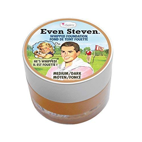 Even Steven Whipped Foundation, Ultra-Pigmented Formula, Medium Dark, Natural Matte Finish