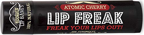 Doctor Lip Bang's BUZZING Lip Balm | Lip Freak| 100% All Natural | Cruelty Free | Atomic Cherry