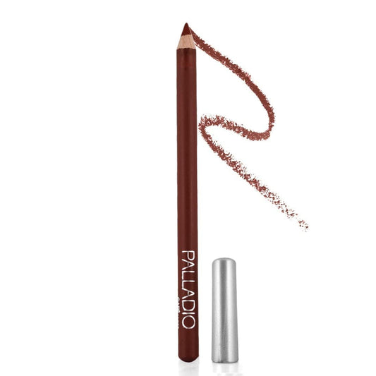 Palladio Lip Liner Pencil, Wooden, Firm yet Smooth, Contour and Line with Ease, Perfectly Outlined Lips, Comfortable, Hydrating, Moisturizing, Rich