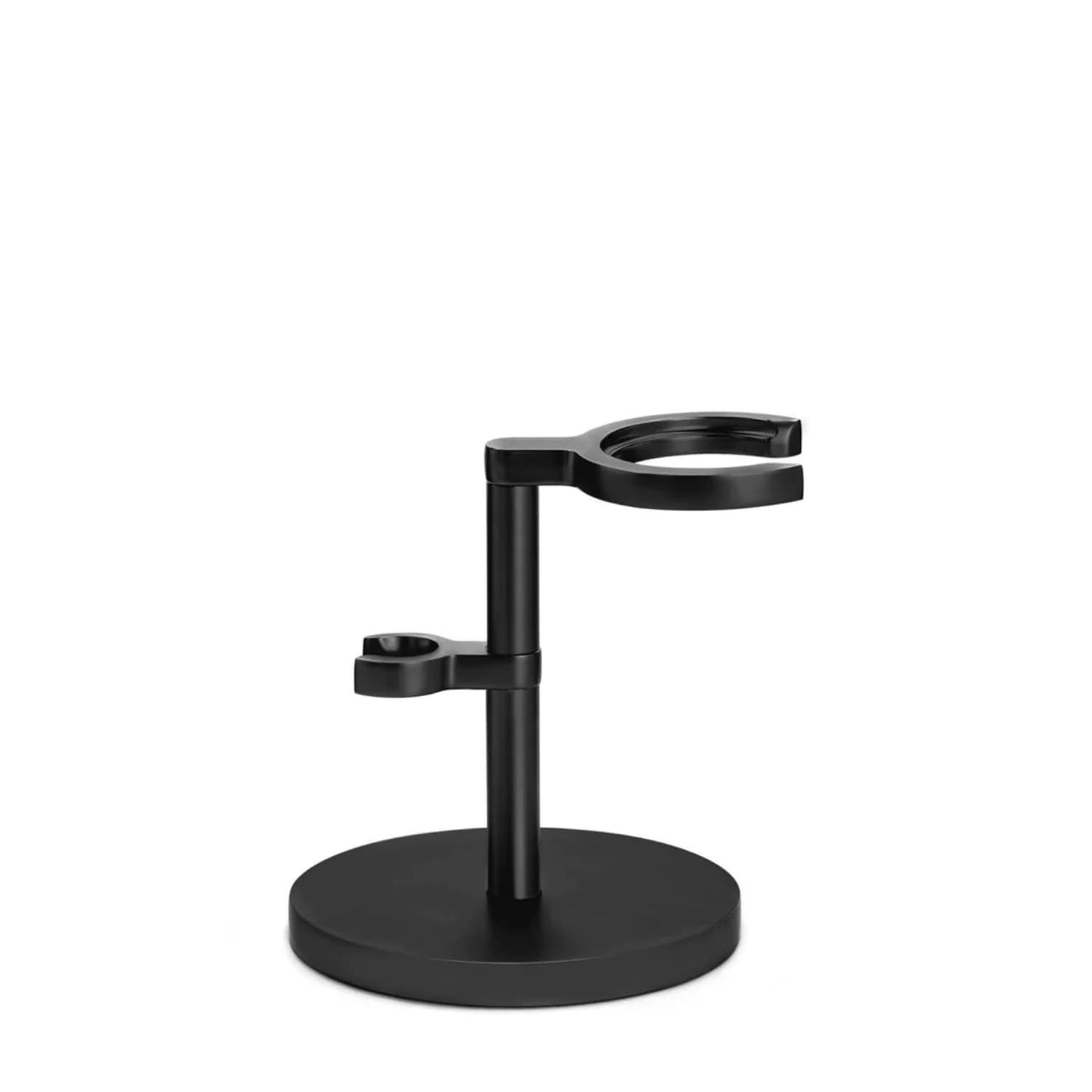 MHLE ROCCA Jet Black Stainless Steel 3-Piece Shaving Set - Silvertip Badger Brush, Safety Razor & Stand Men's Grooming, Modern, Masculine, Elegant Beauty and Personal Care MÜHLE