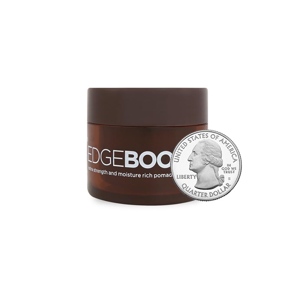 Style Factor Edge Booster Extra Strength and Moisture Rich Pomade 0.85oz Mini Travel Size (0.85oz, Pack of 1, Amber)