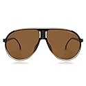 Carrera Brown Pilot Unisex Sunglasses CHAMPION65/N 00MY/70 62