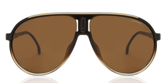 Carrera Brown Pilot Unisex Sunglasses CHAMPION65/N 00MY/70 62