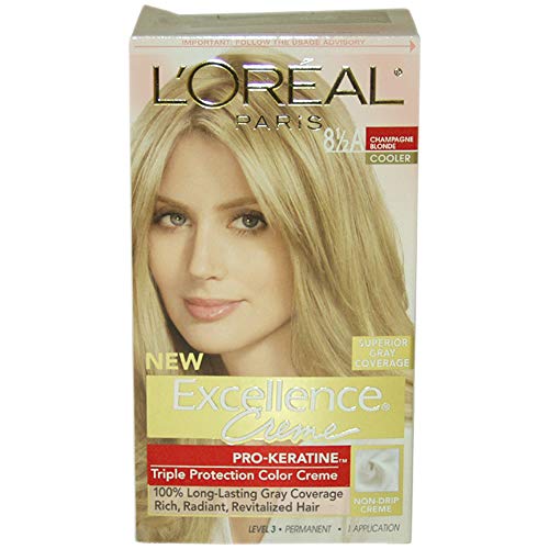 L'Oreal Paris Excellence Créme Permanent Hair Color, Champagne Blonde [8.5A] 1 ea