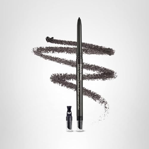Estée Lauder Double Wear Long-Lasting Infinite Waterproof Eyeliner Pencil | Includes Built-In Sharpener, 10 Blackened Onyx