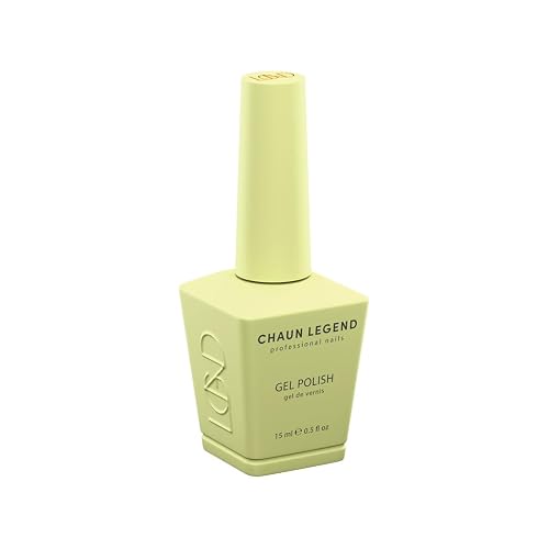 Chaun Legend Gel Nail Polish | Spearmint Secrets LG5134 (pastel lime) | Soak Off UV LED Cure Gel Polish High Gloss 15ml Beauty & Personal Care Chaun Legend Professional Nails