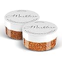 MARBLERS Twinkle Face & Body Glitter Duo [Copper & Holo Burnt Orange] 0.36oz (10g) | Non-Toxic | Cruelty-Free | Eyeshadow, Nail Polish, Nail Art |