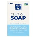 Kiss My Face Soap, Pure Olive Oil, Fragrance Free - 8 oz (Pack of 4)