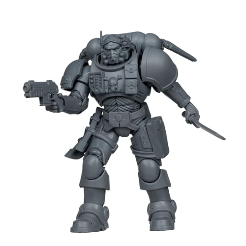 McFarlane Toys- Warhammer 40,000 Lieutenant in Phobos Armour (Ultramarines) Artist Proof 7in Figure