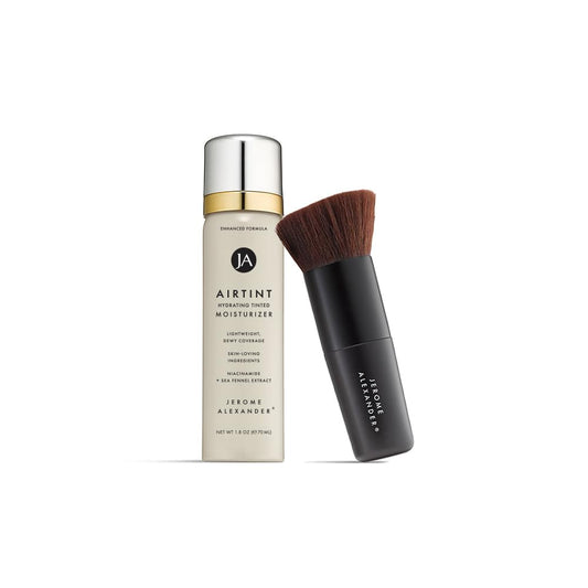 Jerome Alexander MagicMinerals AirTint Tinted Moisturizer AirBrush Spray Light | Tinted Moisturizer Spray with Anti-Aging Ingredients | Medium Dark