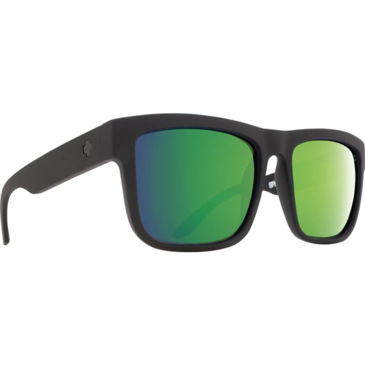 SPY Square Discord Matte Blk-HD Brnz Polar w/Green Spectra Mirror, Multi, One Size