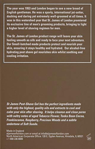 St James of London Tonka & Tobacco Flower Post Shave Gel