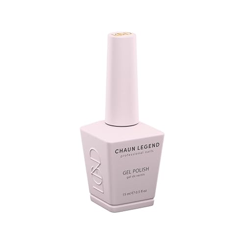 Chaun Legend Gel Nail Polish | Pixie Whispers LG5115 (creamy light pink nude) | Soak Off UV LED Cure Gel Polish High Gloss 15ml Beauty & Personal Care Chaun Legend Professional Nails
