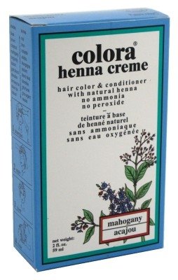 Colora Henna Creme Hair Color Mahogany 2 Ounce (59ml) (2 Pack)