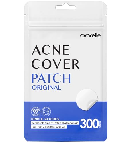 AVARELLE Pimple Patches for Face | Hydrocolloid Acne Patches for Covering Blemishes | FSA HSA Store Eligible Zit Patches with Tea Tree, Calendula Beauty and Personal Care AVARELLE Default Title