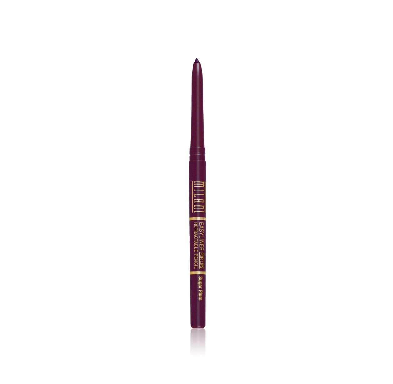 Milani Retractable Lip Liner Pencil, Sugar Plum 01 (2 Pack)