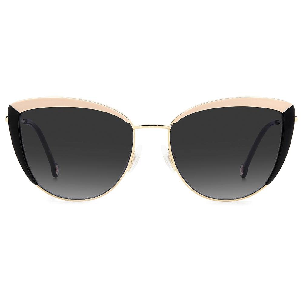 Carolina Herrera HER 0112/S Gold Black/Dark Grey Shaded 58/17/145 women Sunglasses