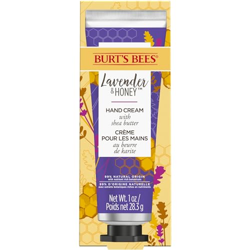 Burt’s Bees Lavender and Honey Hand Cream with Shea Butter, 1 Ounce